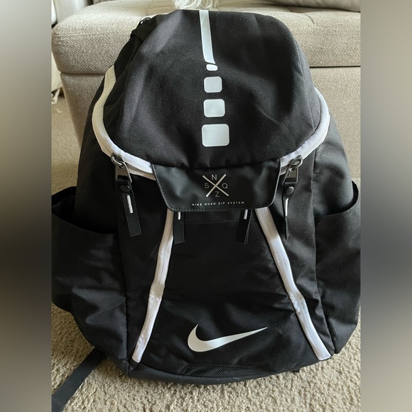 Nike Bags Nike Hoops Elite Max Air Team 2 Backpack Quad Zip System Black Poshmark